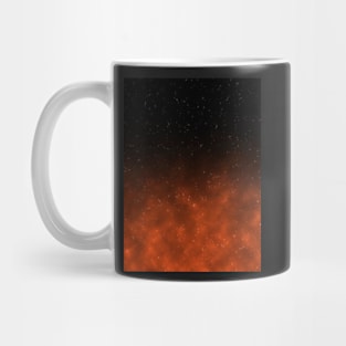 Orange Galaxy Mug